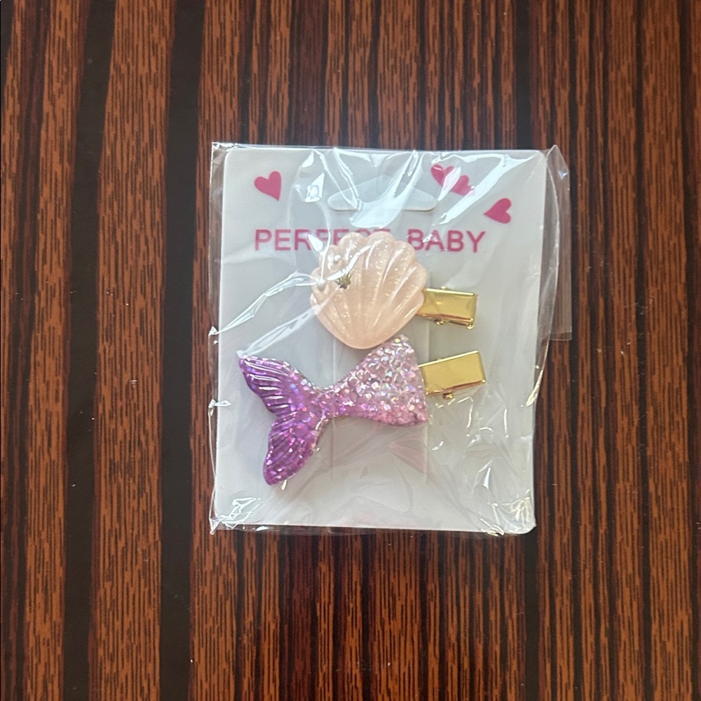 Pink and Purple Hair Clips